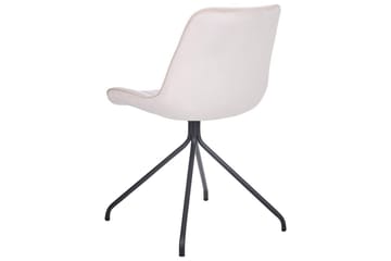 Sæt med 2 spisebordsstole Navasota - Beige - Møbler - Stole & lænestole - Spisebordsstole & køkkenstole