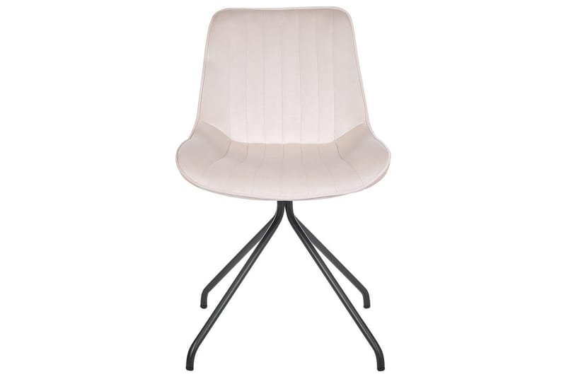 Sæt med 2 spisebordsstole Navasota - Beige - Møbler - Stole & lænestole - Spisebordsstole & køkkenstole