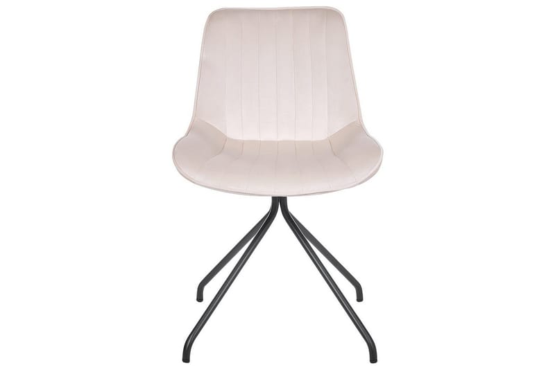 Sæt med 2 spisebordsstole Navasota - Beige - Møbler - Stole & lænestole - Spisebordsstole & køkkenstole