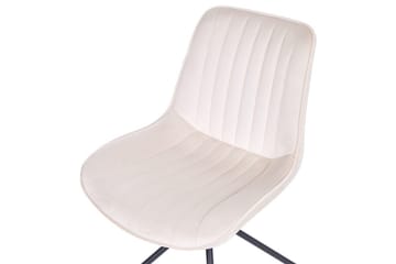 Sæt med 2 spisebordsstole Navasota - Beige - Møbler - Stole & lænestole - Spisebordsstole & køkkenstole