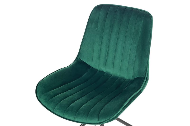 Sæt med 2 spisebordsstole Navasota - Grøn, sort - Møbler - Stole & lænestole - Spisebordsstole & køkkenstole