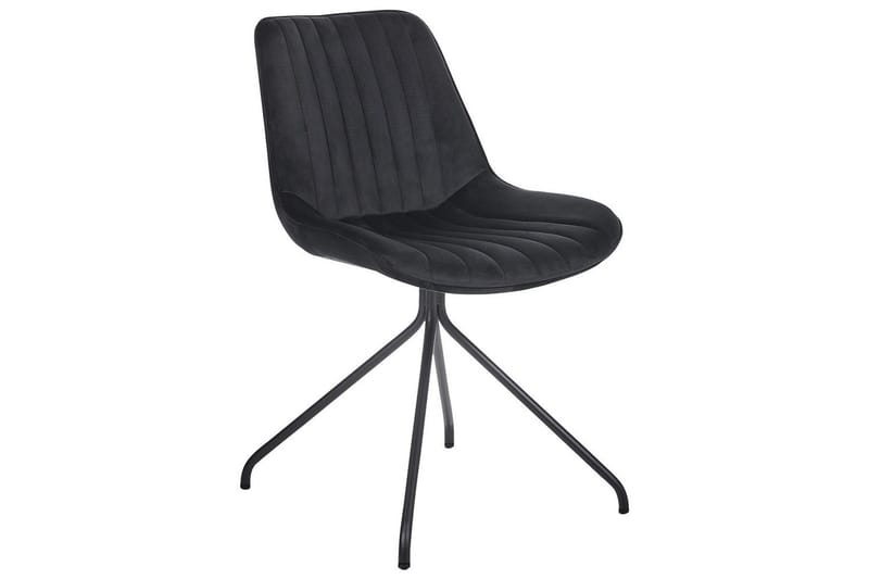 Sæt med 2 spisebordsstole Navasota - Sort - Møbler - Stole & lænestole - Spisebordsstole & køkkenstole