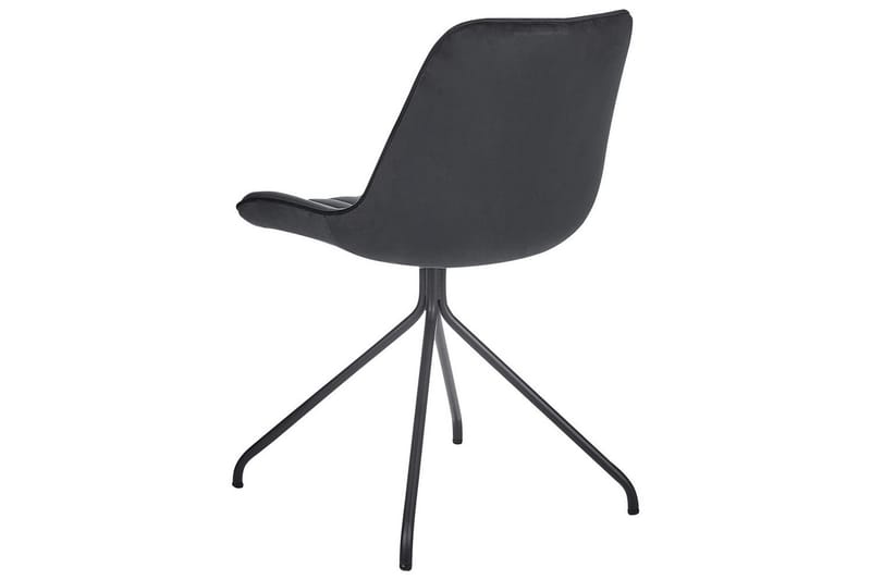 Sæt med 2 spisebordsstole Navasota - Sort - Møbler - Stole & lænestole - Spisebordsstole & køkkenstole