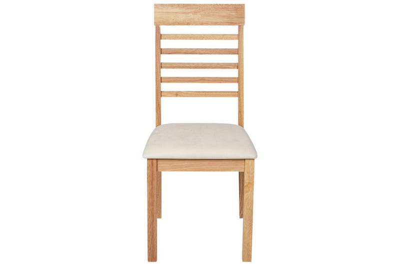 Sæt med 2 spisebordsstole Ortley - Lyst træ, beige - Møbler - Stole & lænestole - Spisebordsstole & køkkenstole