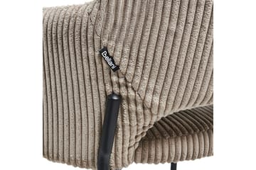 Sæt med 2 spisebordsstole Raton - Beige, sort - Møbler - Stole & lænestole - Spisebordsstole & køkkenstole