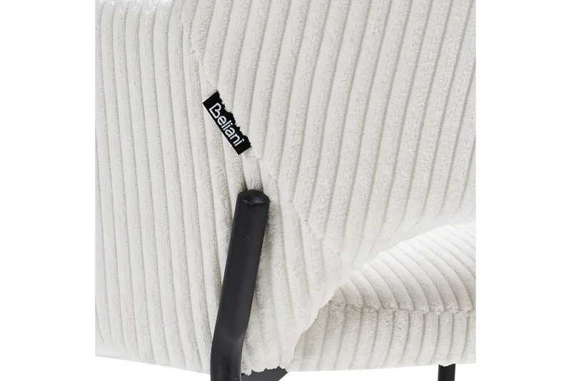 Sæt med 2 spisebordsstole Raton - Hvid, Sort - Møbler - Stole & lænestole - Spisebordsstole & køkkenstole