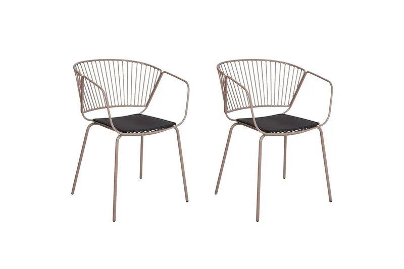 Sæt med 2 spisebordsstole Rigby, undefined