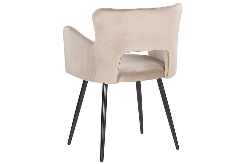 Sæt med 2 spisebordsstole Sanilac - Beige, sort, taupe - Møbler - Stole & lænestole - Spisebordsstole & køkkenstole