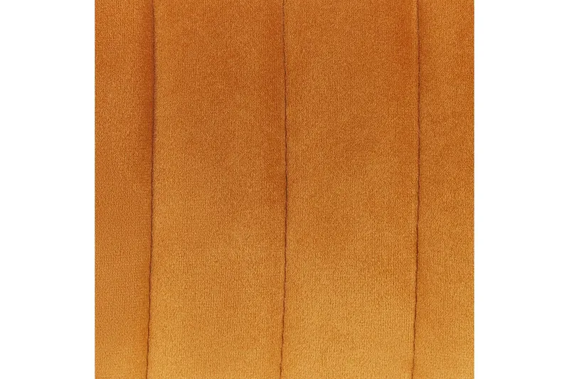 Sæt med 2 spisebordsstole Sanilac - Orange, sort - Møbler - Stole & lænestole - Spisebordsstole & køkkenstole