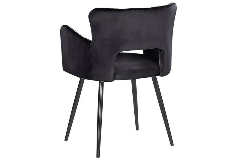 Sæt med 2 spisebordsstole Sanilac - Sort - Møbler - Stole & lænestole - Spisebordsstole & køkkenstole