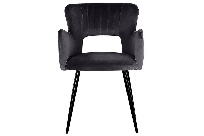 Sæt med 2 spisebordsstole Sanilac - Sort - Møbler - Stole & lænestole - Spisebordsstole & køkkenstole