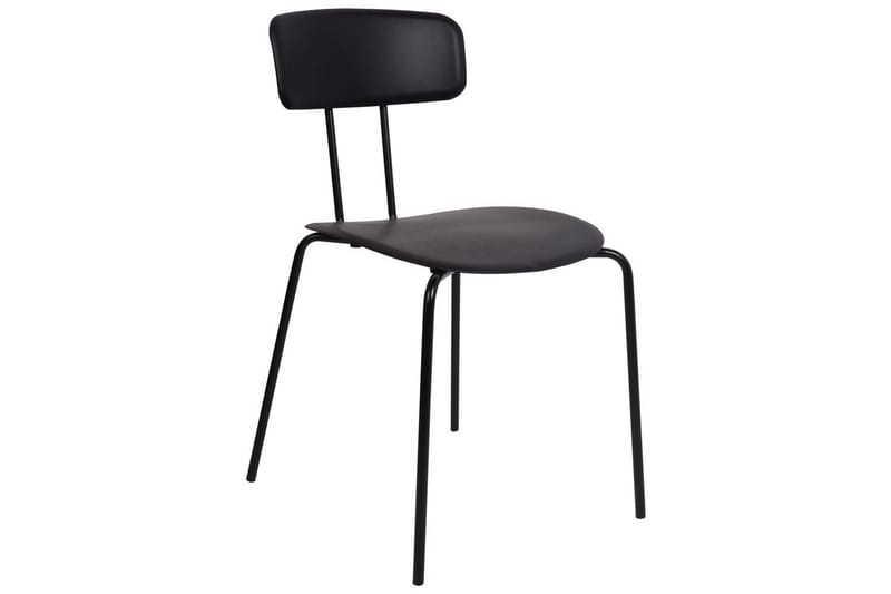 Sæt med 2 spisebordsstole Sibley - Sort - Møbler - Stole & lænestole - Spisebordsstole & køkkenstole
