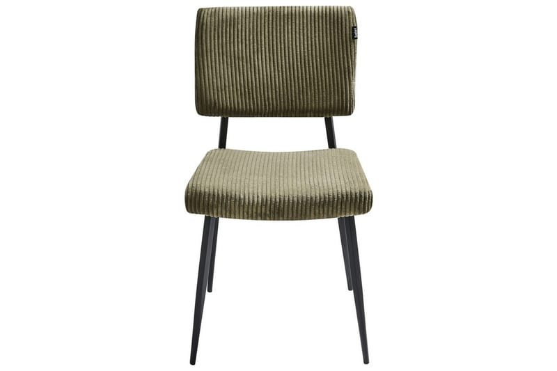 Sæt med 2 spisebordsstole Sturgis - Grøn, sort - Møbler - Stole & lænestole - Spisebordsstole & køkkenstole