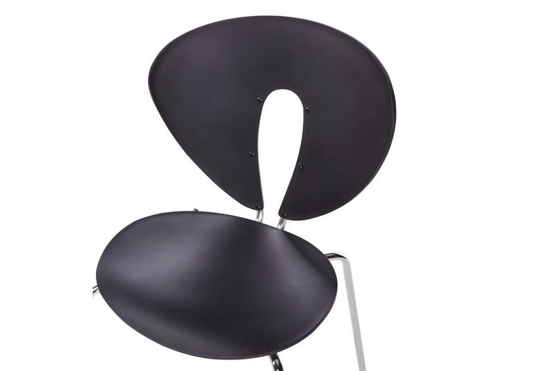 Sæt med 2 spisebordsstole Tracy - Sort, Sølv - Møbler - Stole & lænestole - Spisebordsstole & køkkenstole