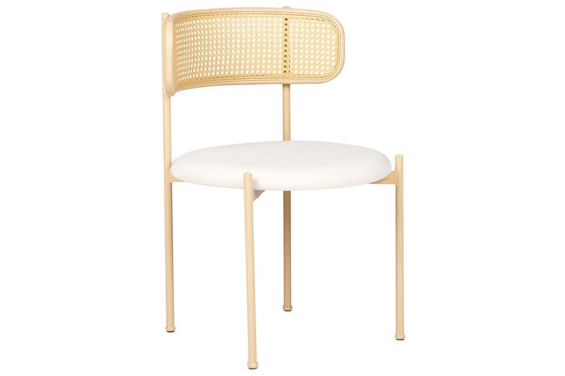 Sæt med 2 spisestole Andover - Lyst træ, beige - Møbler - Stole & lænestole - Spisebordsstole & køkkenstole