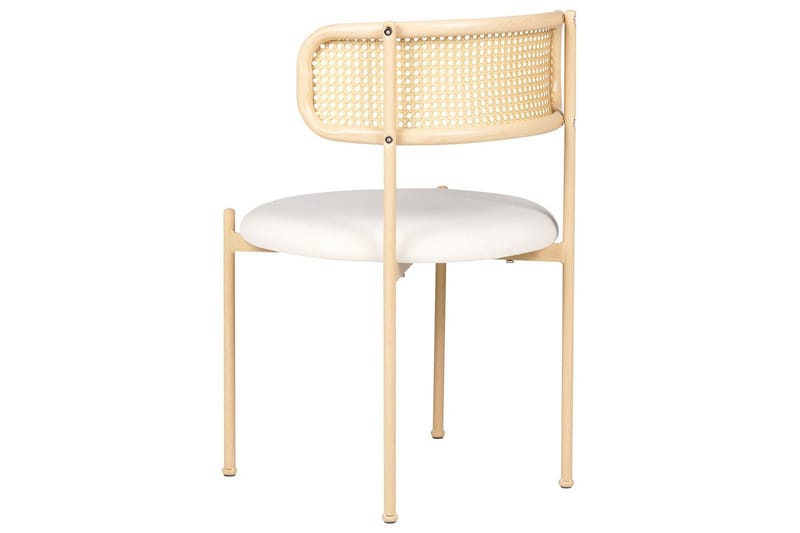 Sæt med 2 spisestole Andover - Lyst træ, beige - Møbler - Stole & lænestole - Spisebordsstole & køkkenstole