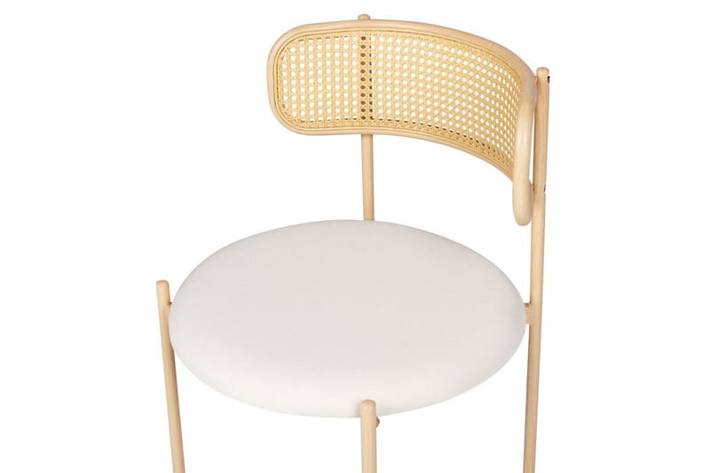 Sæt med 2 spisestole Andover - Lyst træ, beige - Møbler - Stole & lænestole - Spisebordsstole & køkkenstole