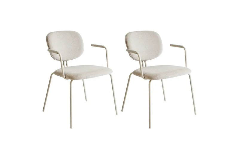 Sæt med 2 spisestole Carille, undefined