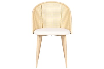 Sæt med 2 spisestole Cornell - Lyst træ, beige - Møbler - Stole & lænestole - Spisebordsstole & køkkenstole