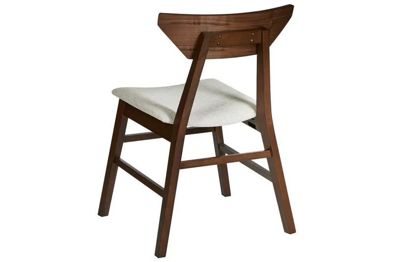 Sæt med 2 spisestole Hopkins - Brun, Beige - Møbler - Stole & lænestole - Spisebordsstole & køkkenstole