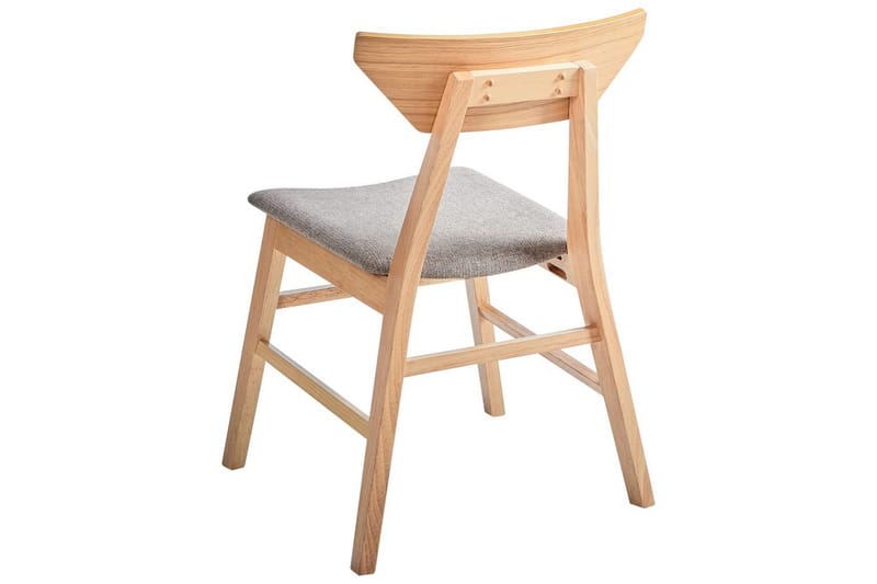 Sæt med 2 spisestole Hopkins - Brun, Taupe - Møbler - Stole & lænestole - Spisebordsstole & køkkenstole