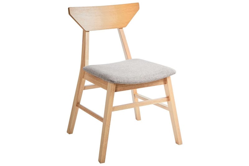 Sæt med 2 spisestole Hopkins - Brun, Taupe - Møbler - Stole & lænestole - Spisebordsstole & køkkenstole