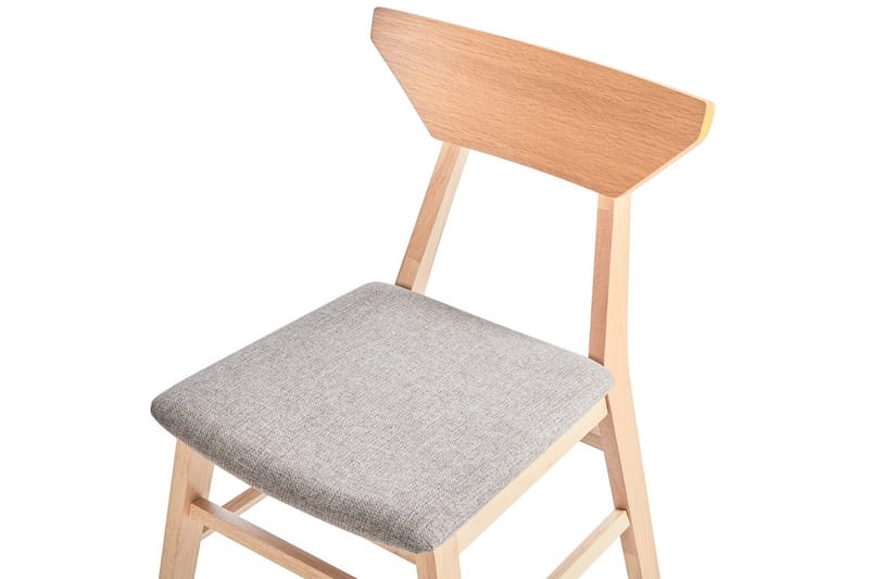 Sæt med 2 spisestole Hopkins - Brun, Taupe - Møbler - Stole & lænestole - Spisebordsstole & køkkenstole