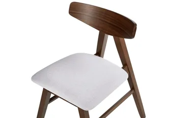 Sæt med 2 spisestole Lacota - Brun, grå - Møbler - Stole & lænestole - Spisebordsstole & køkkenstole