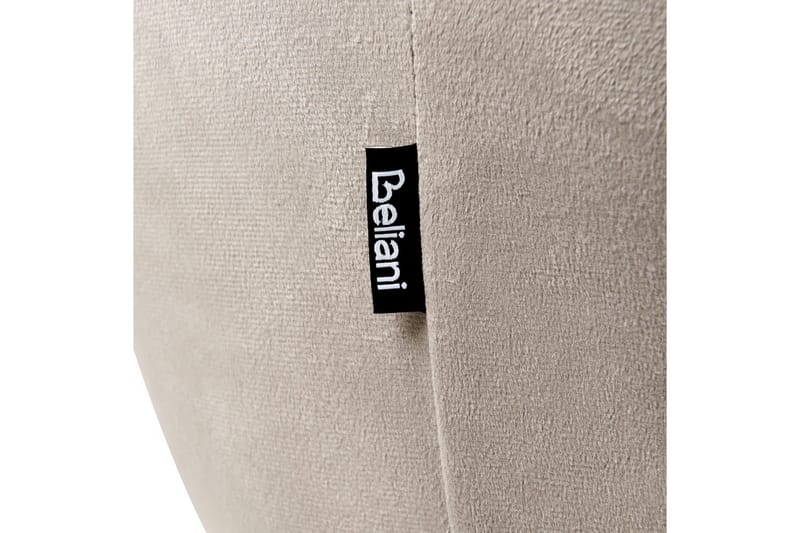 Sæt med 2 spisestole Loverna - Beige, guld/Fløjl, Beige, Guld/Fløjl - Møbler - Stole & lænestole - Spisebordsstole & køkkenstole