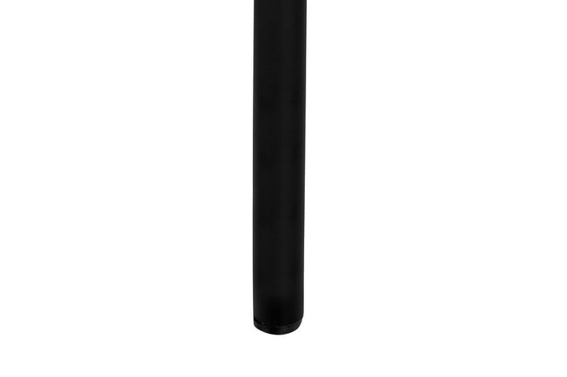 Sæt med 2 spisestole Mina, Hvid, Sort/Bouclé
