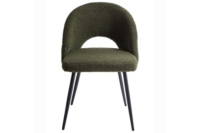 Sæt med 2 spisestole Onaga - Grøn, Sort - Møbler - Stole & l�ænestole - Spisebordsstole & køkkenstole