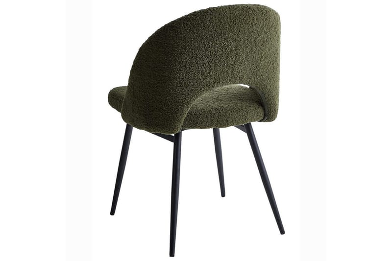Sæt med 2 spisestole Onaga - Grøn, Sort - Møbler - Stole & lænestole - Spisebordsstole & køkkenstole