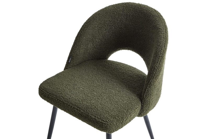 Sæt med 2 spisestole Onaga - Grøn, Sort - Møbler - Stole & lænestole - Spisebordsstole & køkkenstole