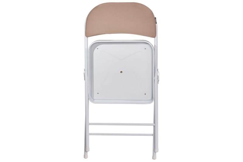 Sæt med 4 klapstole Sparks - Beige, hvid - Møbler - Stole & lænestole - Klapstole & stabelstole