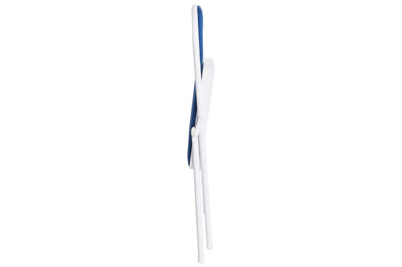 Sæt med 4 klapstole Sparks - Blå, hvid - Møbler - Stole & lænestole - Klapstole & stabelstole