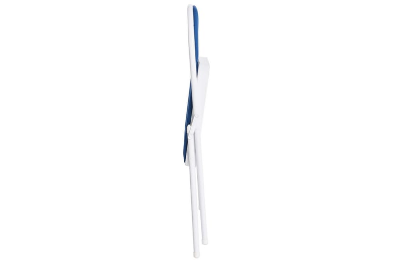 Sæt med 4 klapstole Sparks - Blå, hvid - Møbler - Stole & lænestole - Klapstole & stabelstole