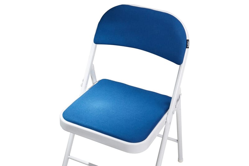 Sæt med 4 klapstole Sparks - Blå, hvid - Møbler - Stole & lænestole - Klapstole & stabelstole