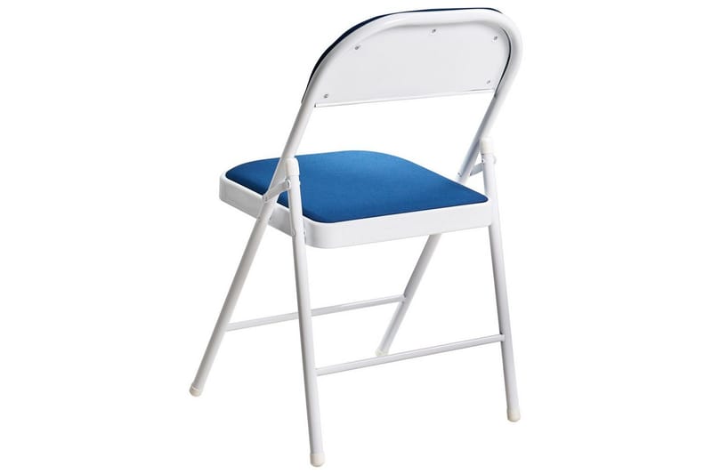 Sæt med 4 klapstole Sparks - Blå, hvid - Møbler - Stole & lænestole - Klapstole & stabelstole