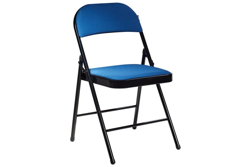 Sæt med 4 klapstole Sparks - Blå, sort - Møbler - Stole & lænestole - Klapstole & stabelstole
