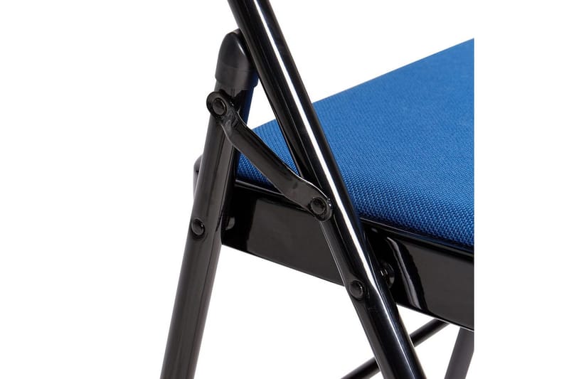 Sæt med 4 klapstole Sparks - Blå, sort - Møbler - Stole & lænestole - Klapstole & stabelstole