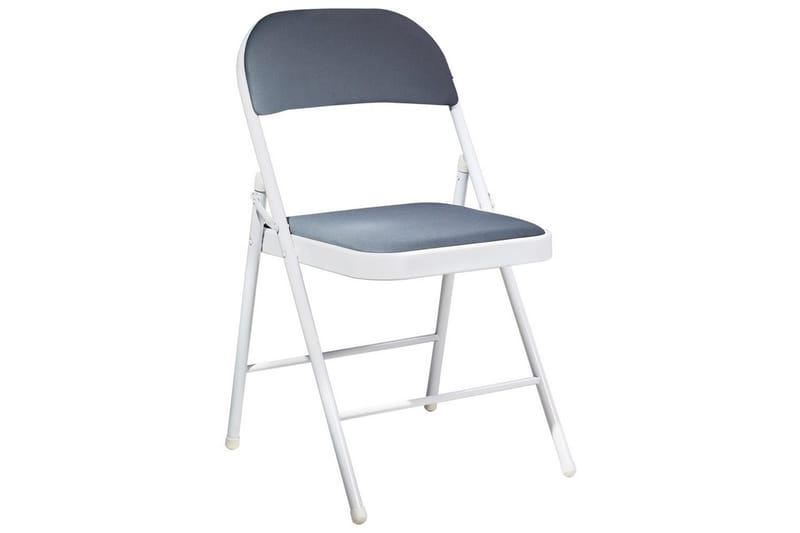 Sæt med 4 klapstole Sparks - Grå, hvid - Møbler - Stole & lænestole - Klapstole & stabelstole