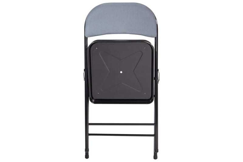 Sæt med 4 klapstole Sparks - Grå, sort - Møbler - Stole & lænestole - Klapstole & stabelstole