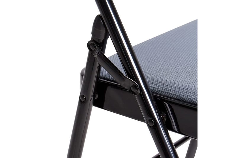 Sæt med 4 klapstole Sparks - Grå, sort - Møbler - Stole & lænestole - Klapstole & stabelstole