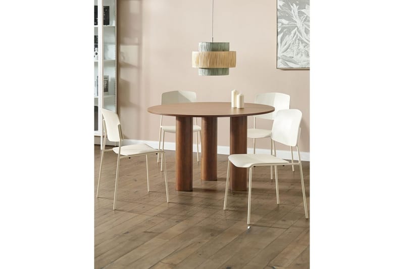 Sæt med 4 spiseborde Astoria - Beige - Møbler - Stole & lænestole - Spisebordsstole & køkkenstole