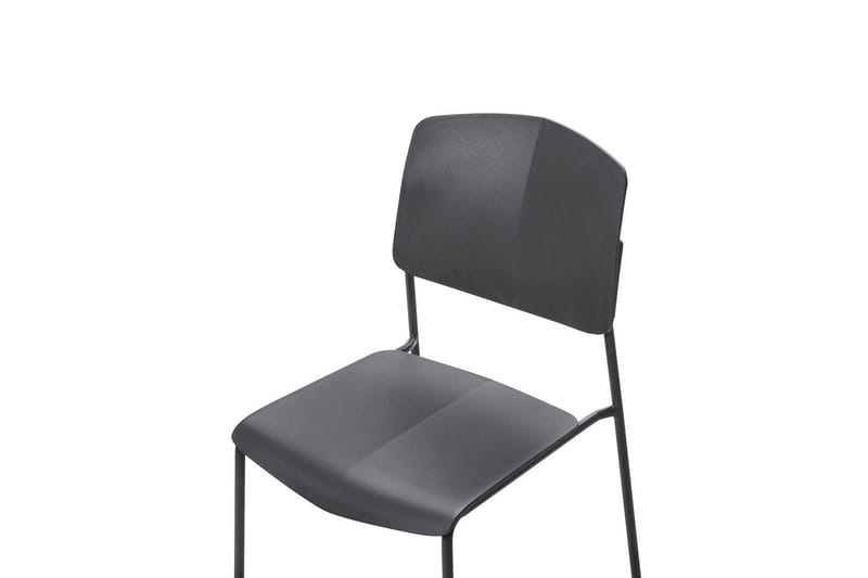 Sæt med 4 spiseborde Astoria - Sort - Møbler - Stole & lænestole - Spisebordsstole & køkkenstole