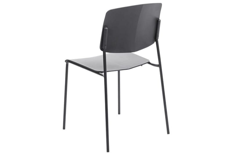 Sæt med 4 spiseborde Astoria - Sort - Møbler - Stole & lænestole - Spisebordsstole & køkkenstole