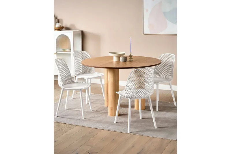 Sæt med 4 spiseborde Emory - Hvid - Møbler - Stole & lænestole - Spisebordsstole & køkkenstole