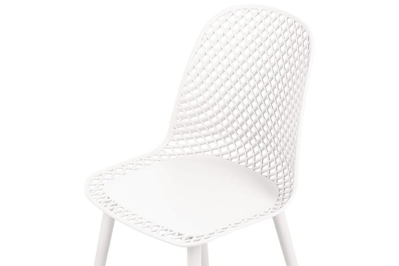 Sæt med 4 spiseborde Emory - Hvid - Møbler - Stole & lænestole - Spisebordsstole & køkkenstole