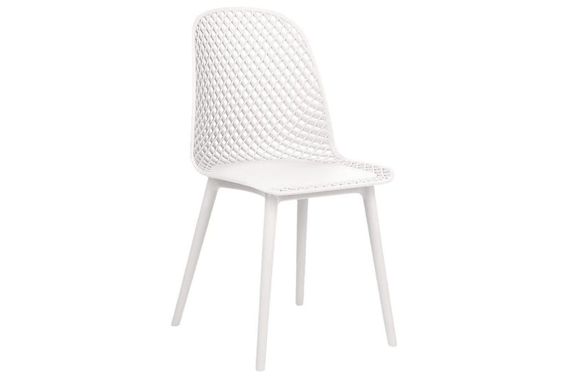 Sæt med 4 spiseborde Emory - Hvid - Møbler - Stole & lænestole - Spisebordsstole & køkkenstole