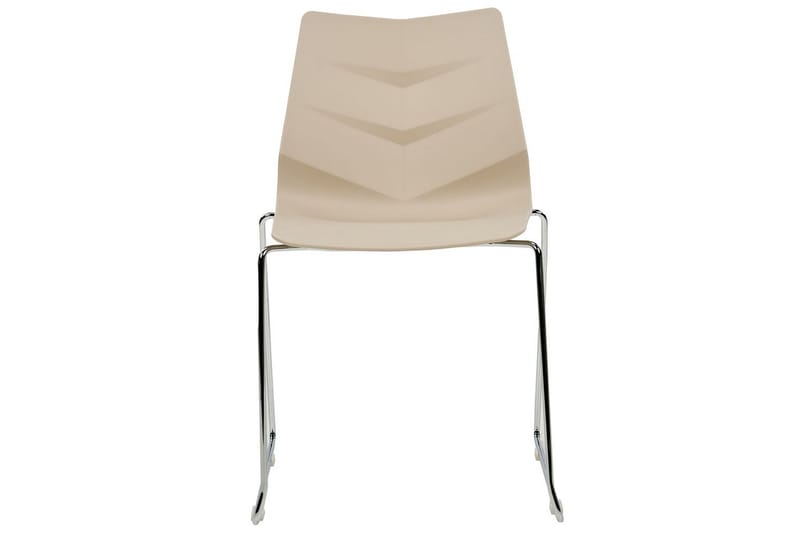 Sæt med 4 spiseborde Hartley - Beige, sølv - Møbler - Stole & lænestole - Spisebordsstole & køkkenstole